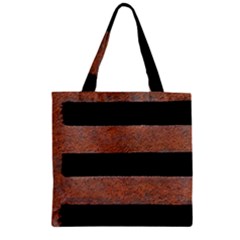 Stainless Rust Texture Background Zipper Grocery Tote Bag by Amaryn4rt