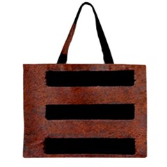 Stainless Rust Texture Background Zipper Mini Tote Bag by Amaryn4rt