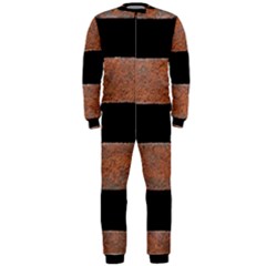 Stainless Rust Texture Background Onepiece Jumpsuit (men)  by Amaryn4rt