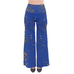 Poplar Foliage Yellow Sky Blue Pants by Amaryn4rt