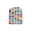 Lovely colorful mini elephant Drawstring Pouches (Medium)  View1