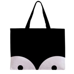 Adorable Pinguin Design Zipper Mini Tote Bag by Brittlevirginclothing