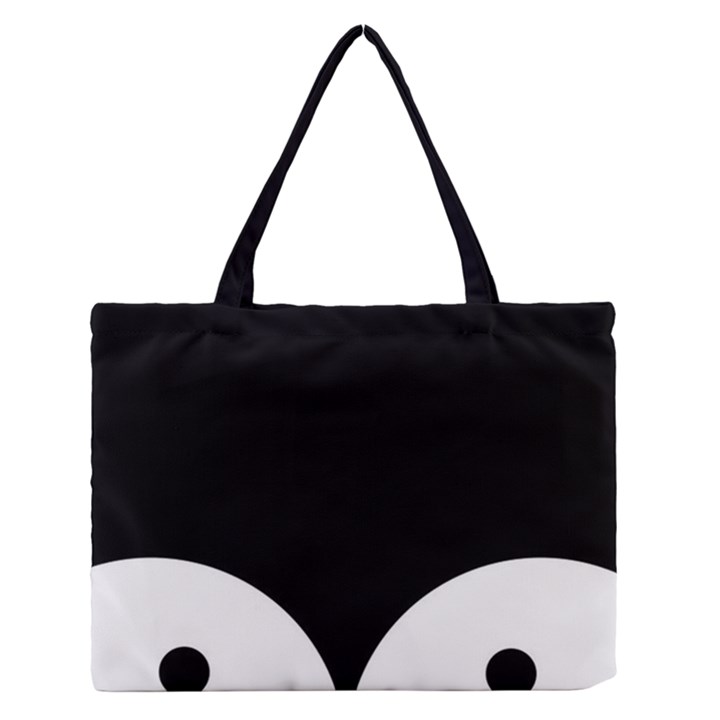 Adorable pinguin design Medium Zipper Tote Bag