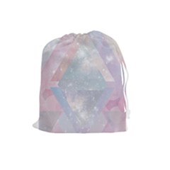 Colorful Pastel Crystal Drawstring Pouches (large)  by Brittlevirginclothing