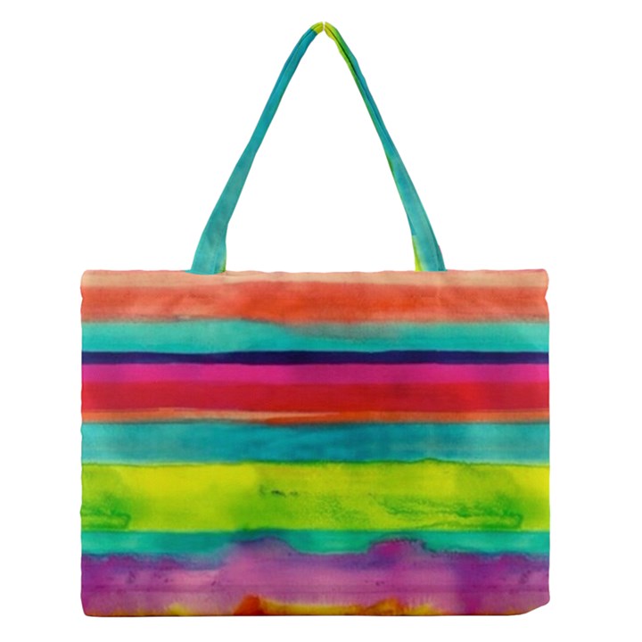 Painted paper  Medium Zipper Tote Bag