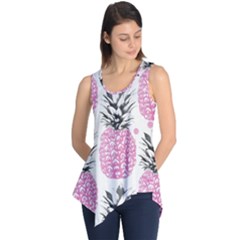 Cute Pink Pineapple  Sleeveless Tunic by Brittlevirginclothing