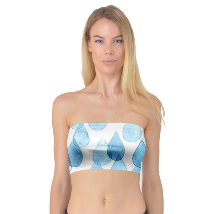 Rain drops Bandeau Top