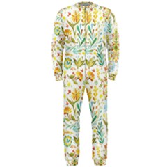 Pastel Flowers Onepiece Jumpsuit (men)  by Brittlevirginclothing