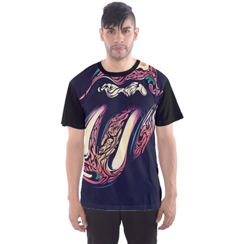 The Rolling Stones Glowing Men s Sport Mesh Tee by Brittlevirginclothing