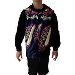 The Rolling Stones Glowing Hooded Wind Breaker (kids) by Brittlevirginclothing