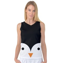 Cute Pinguin Women s Basketball Tank Top