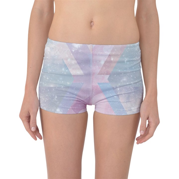 Pastel colored crystal Boyleg Bikini Bottoms