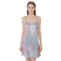 Pastel colored crystal Satin Night Slip View1