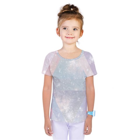 Pastel Colored Crystal Kids  One Piece Tee by Brittlevirginclothing