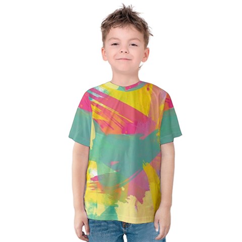 Paint Brush Kids  Cotton Tee by Brittlevirginclothing