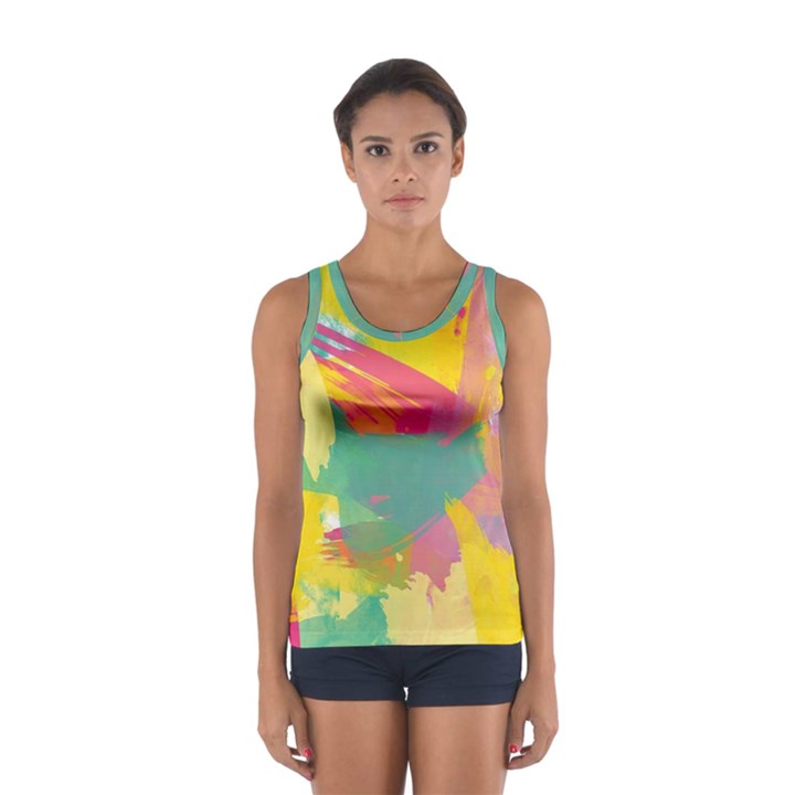 Paint brush Women s Sport Tank Top 