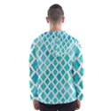 Blue mosaic Hooded Wind Breaker (Men) View2