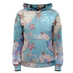 Pastel Stars Women s Pullover Hoodie by Brittlevirginclothing