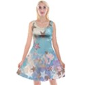 Pastel stars Reversible Velvet Sleeveless Dress View1