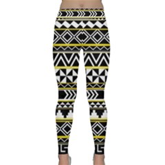 Black Bohemian Classic Yoga Leggings by Brittlevirginclothing