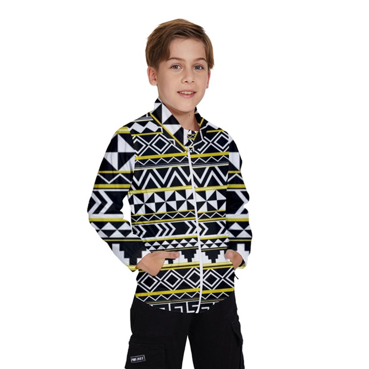 Black bohemian Wind Breaker (Kids)