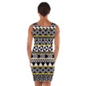 Black bohemian Wrap Front Bodycon Dress View2