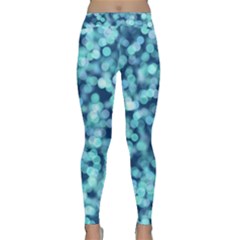 Blue Light  Classic Yoga Leggings by Brittlevirginclothing