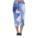 Paint in water Velvet Midi Pencil Skirt View2