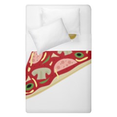 Pizza Slice Duvet Cover Double Side (single Size) by Valentinaart