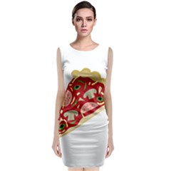 Pizza Slice Classic Sleeveless Midi Dress by Valentinaart