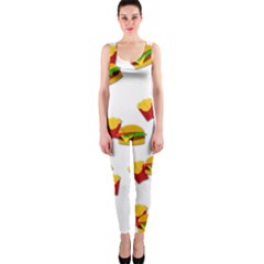 Hamburgers And French Fries  Onepiece Catsuit by Valentinaart