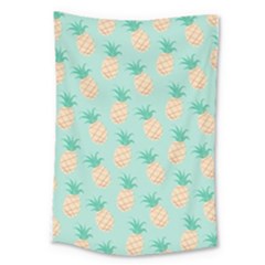 Pineapple Large Tapestry by Brittlevirginclothing