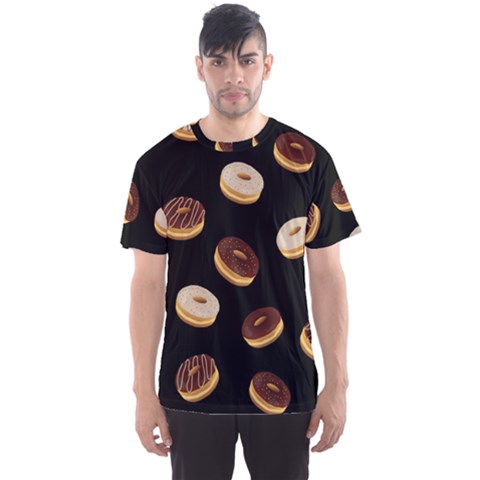 Donuts Men s Sport Mesh Tee by Valentinaart