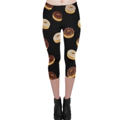 Donuts Capri Leggings  by Valentinaart