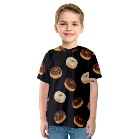 Donuts Kids  Sport Mesh Tee by Valentinaart