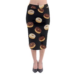 Donuts Midi Pencil Skirt by Valentinaart