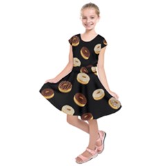 Donuts Kids  Short Sleeve Dress by Valentinaart