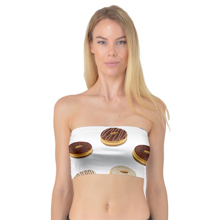 Donuts pattern Bandeau Top