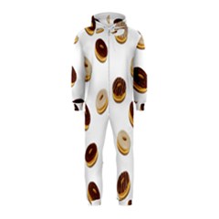 Donuts Pattern Hooded Jumpsuit (kids) by Valentinaart