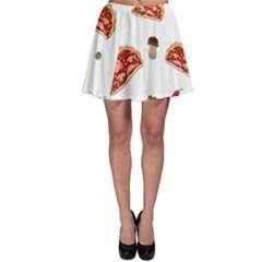 Pizza Pattern Skater Skirt by Valentinaart