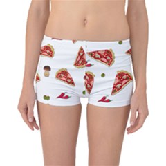 Pizza Pattern Boyleg Bikini Bottoms by Valentinaart