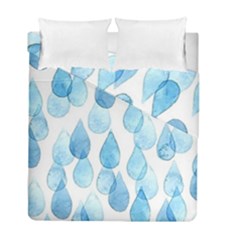 Rain Drops Duvet Cover Double Side (full/ Double Size) by Brittlevirginclothing