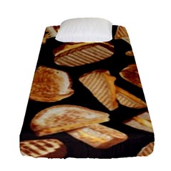 Delicious Snacks Fitted Sheet (single Size) by Brittlevirginclothing