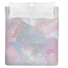 Pastel Crystal Duvet Cover Double Side (queen Size) by Brittlevirginclothing