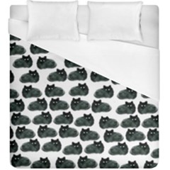 Black Cat Duvet Cover (king Size) by Brittlevirginclothing