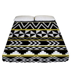 Black Bohemian Fitted Sheet (california King Size) by Brittlevirginclothing