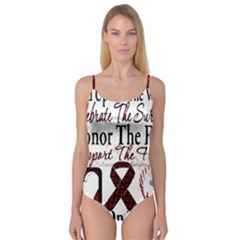 Sickle Cell Is Me Camisole Leotard  by shawnstestimony