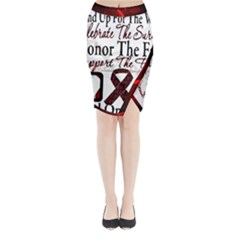 Sickle Cell Is Me Midi Wrap Pencil Skirt