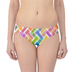 Abstract Pattern Colorful Wallpaper Hipster Bikini Bottoms by Amaryn4rt