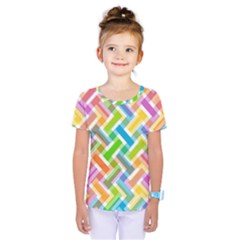 Abstract Pattern Colorful Wallpaper Kids  One Piece Tee